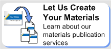 Let us publish your presentation materials