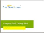 SAP Training Pilot Presentation